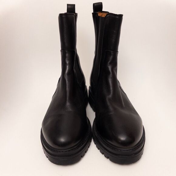 Sezane Lena Low Chelsea Boots Black Size 11 - Picture 4 of 11